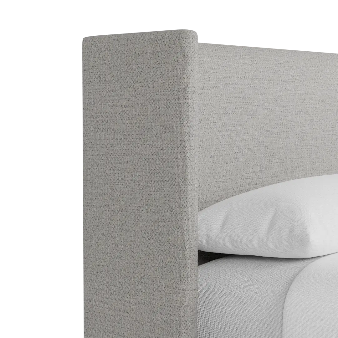 Captiva Maguire Gray 48" Upholstered Shelter Bed Captiva Maguire Gray 48" Upholstered Shelter Bed