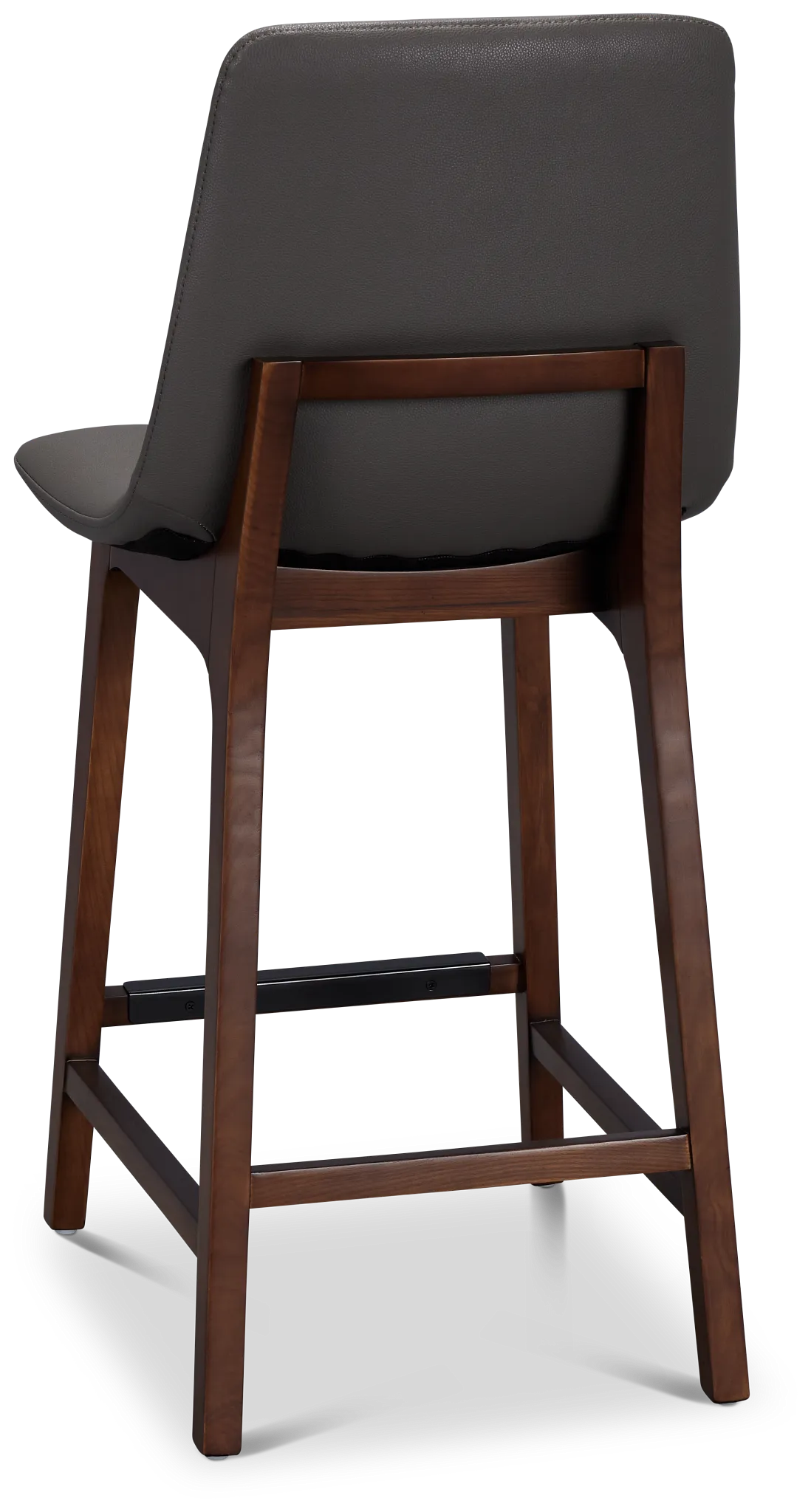 Hamilton Dark Gray Micro 24" Upholstered Barstool