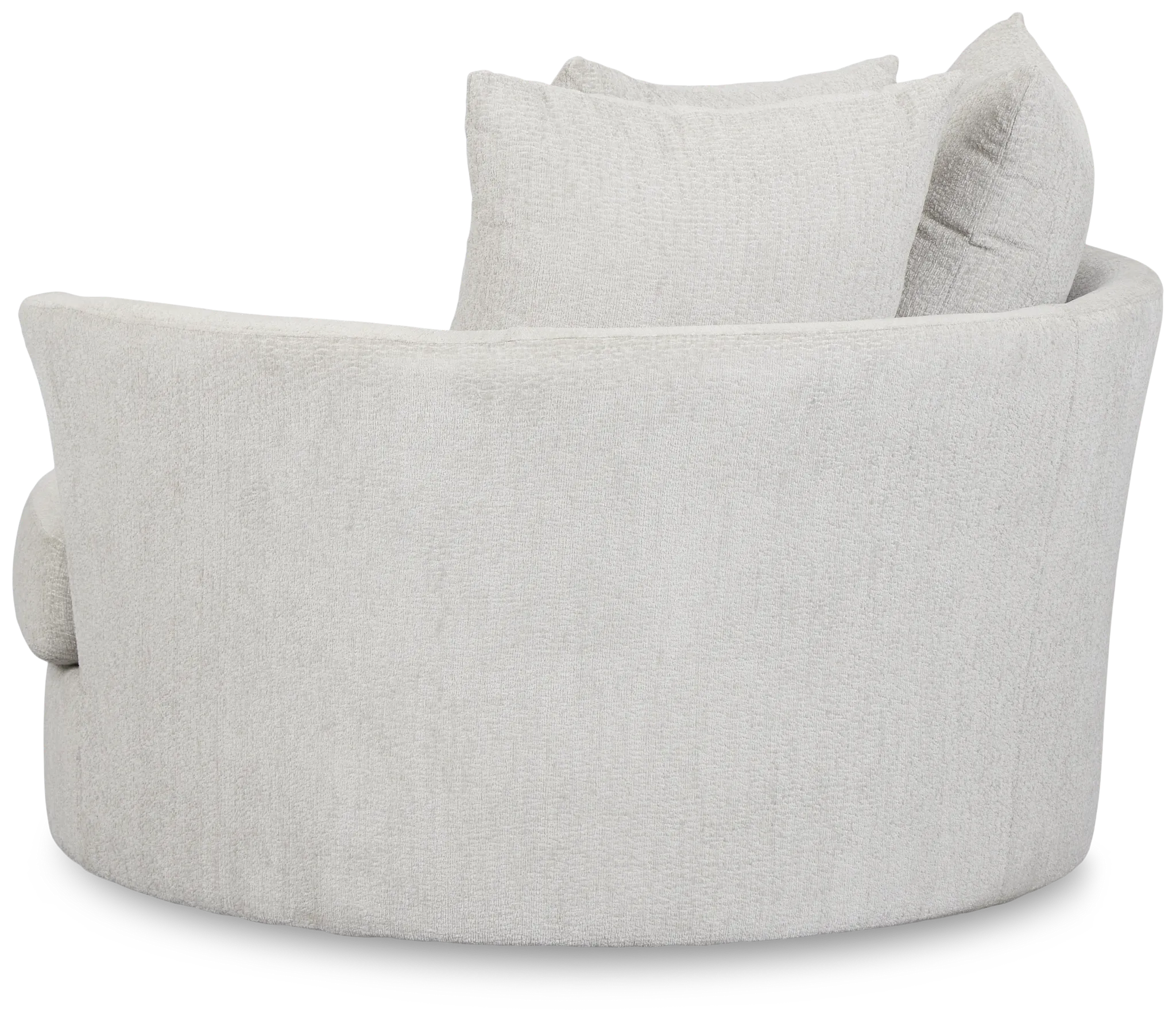 Everly Gray Fabric Swivel Chair