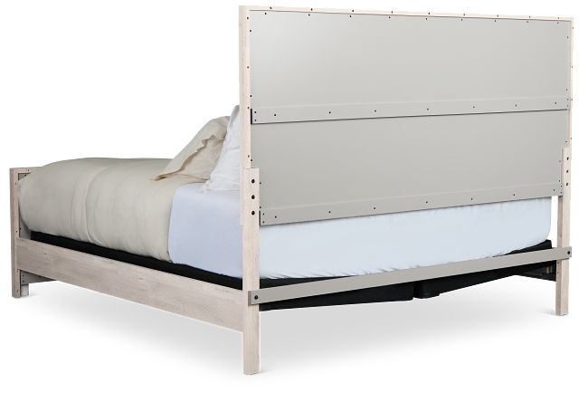 Delray White Panel Bed