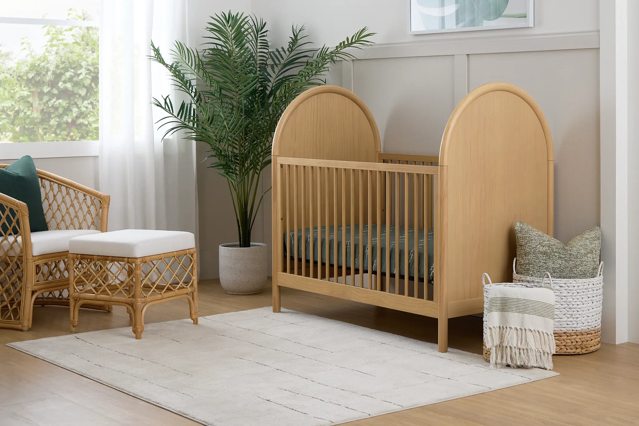 Molly Light Beige 2-in-1 Crib Molly Light Beige 2-in-1 Crib