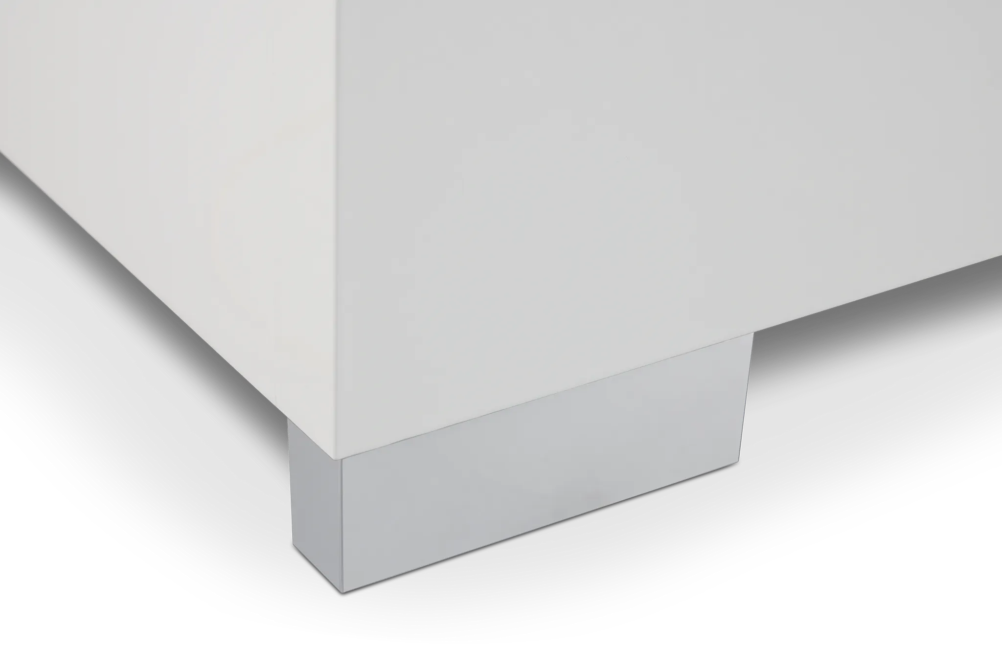 Verona White Platform Bed