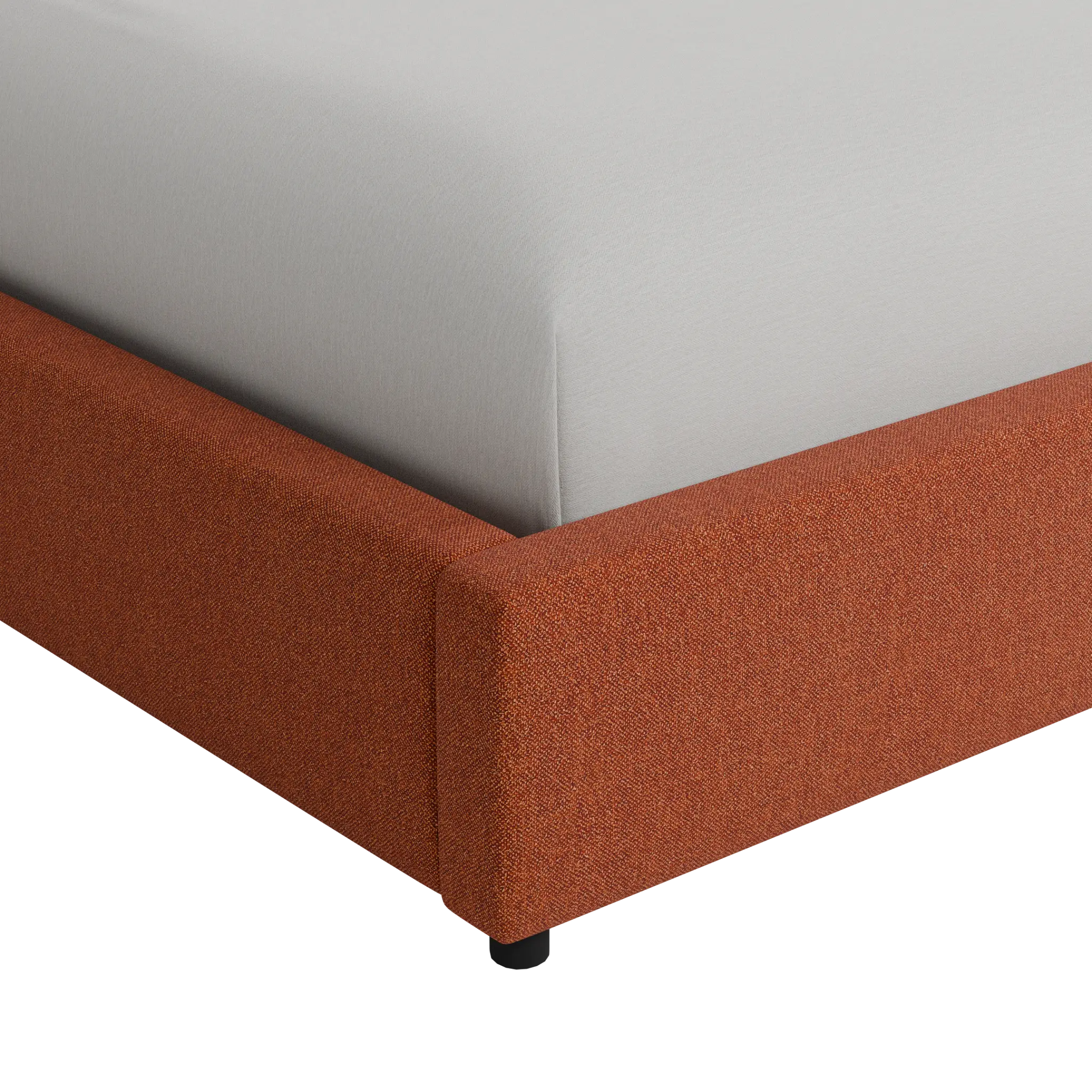 Grayton Elite Medium Brown 44" Upholstered Platform Bed Grayton Elite Medium Brown 44" Upholstered Platform Bed