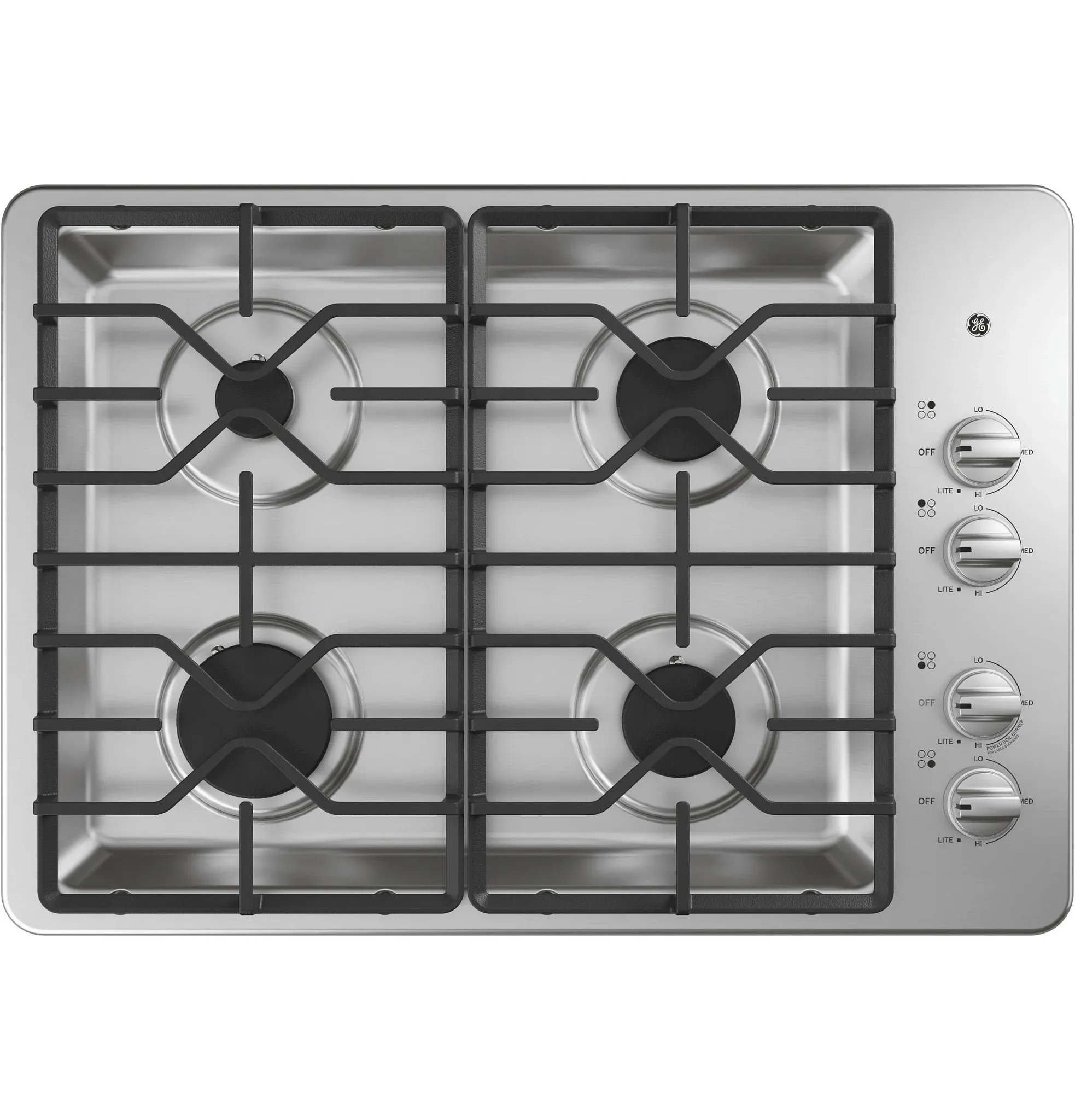 Ge 3030 Series Stainless Steel 30" Gas Cook Top