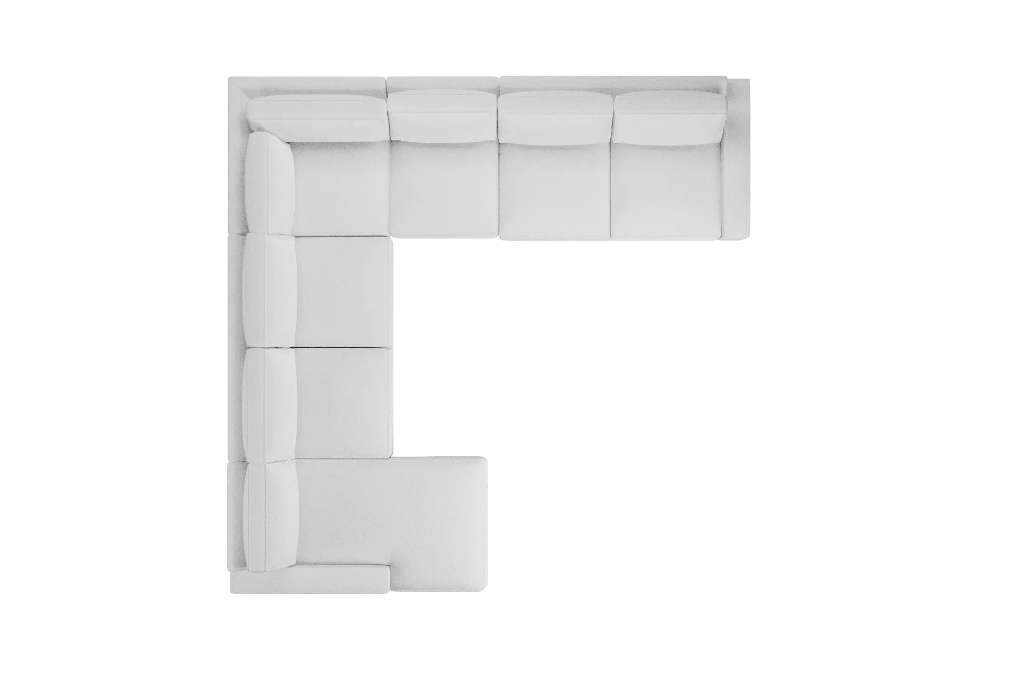 Edgewater Peyton White Large Left Chaise Sectional Edgewater Peyton White Large Left Chaise Sectional