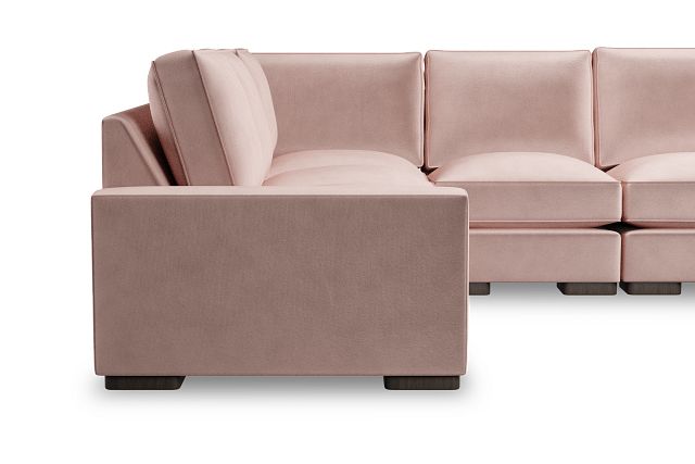 Edgewater Joya Light Pink Medium Two-arm Sectional