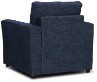 Davis Dark Blue Micro Chair