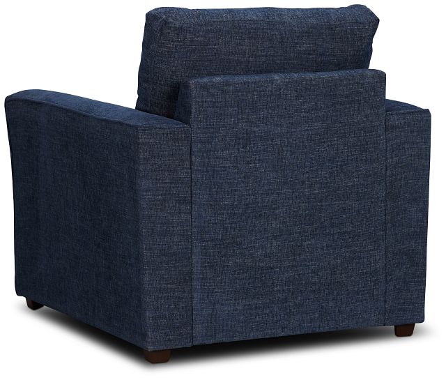 Davis Dark Blue Micro Chair