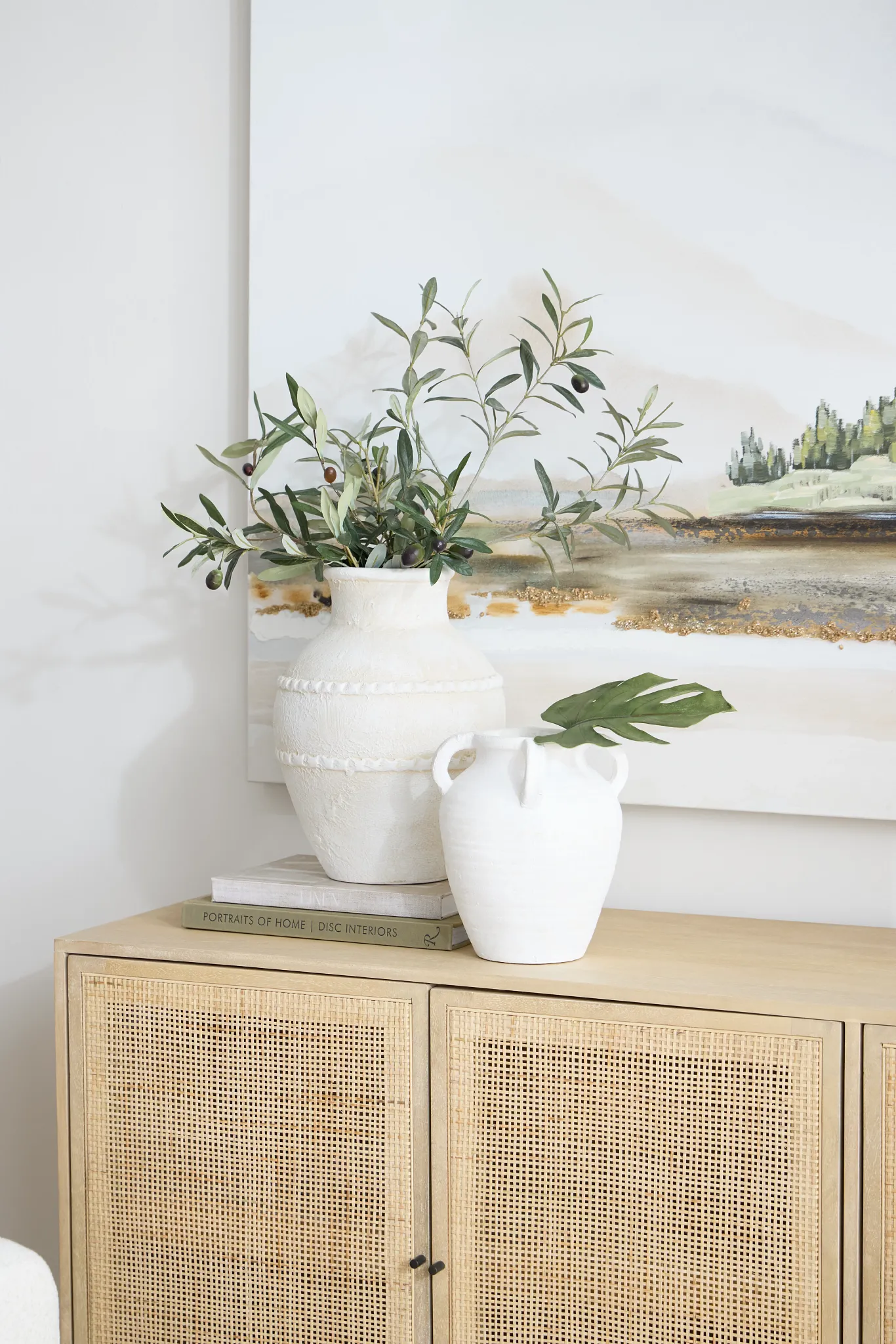 Selma White Small Vase