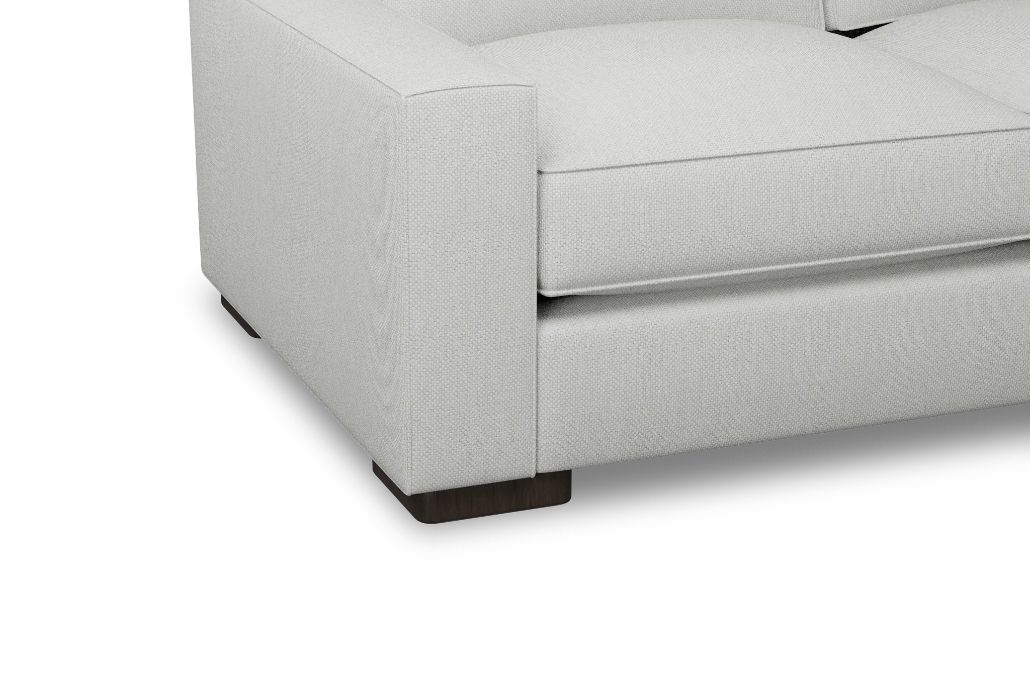 Edgewater Revenue White Medium Right Chaise Sectional