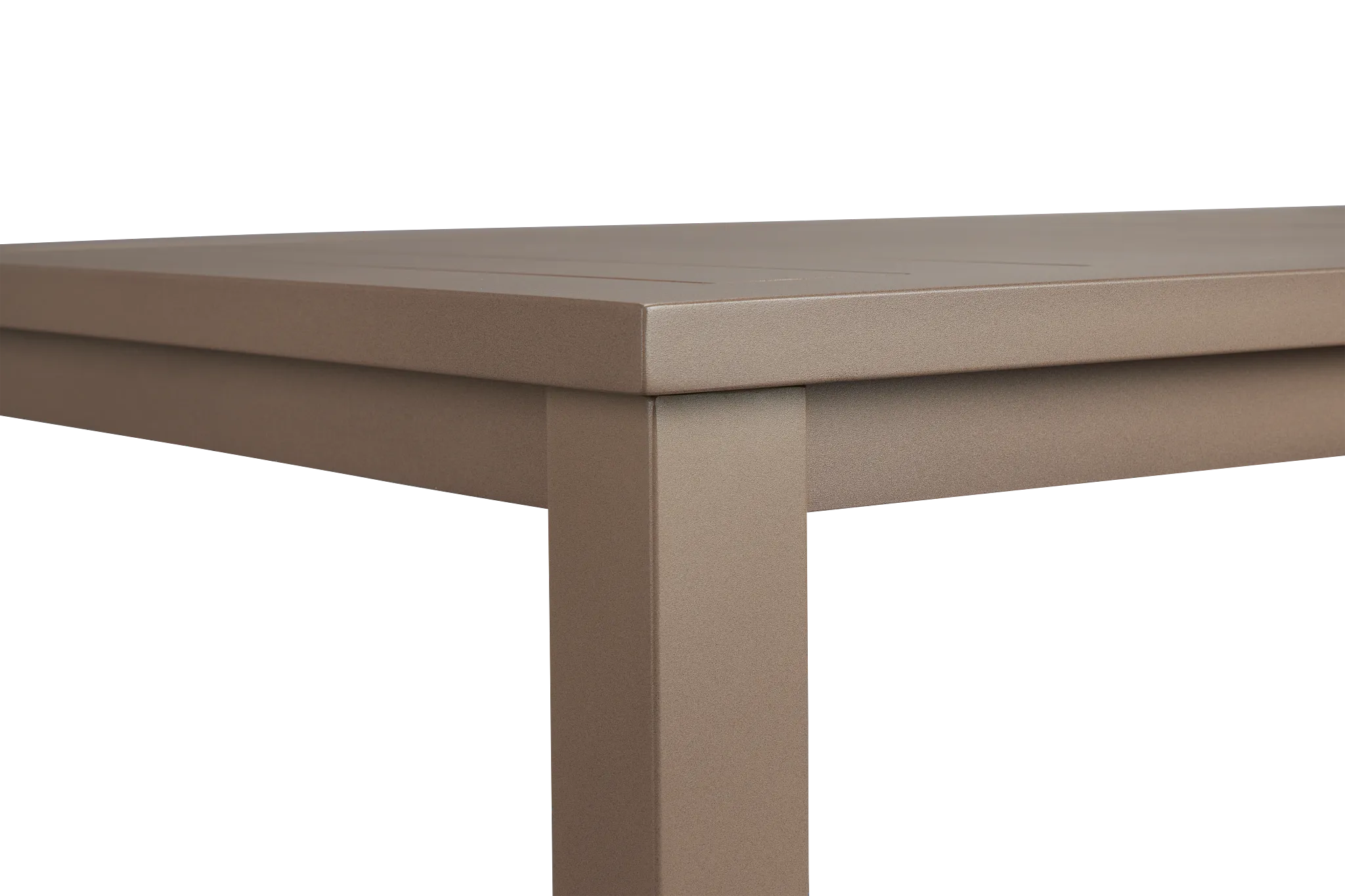 Raleigh Taupe 58" Rectangular Table