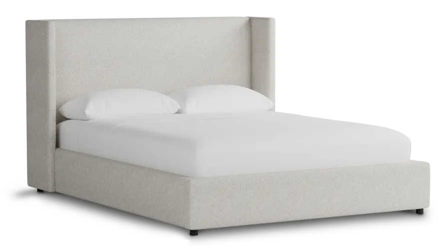 Captiva Gellar Beige 48" Upholstered Shelter Bed