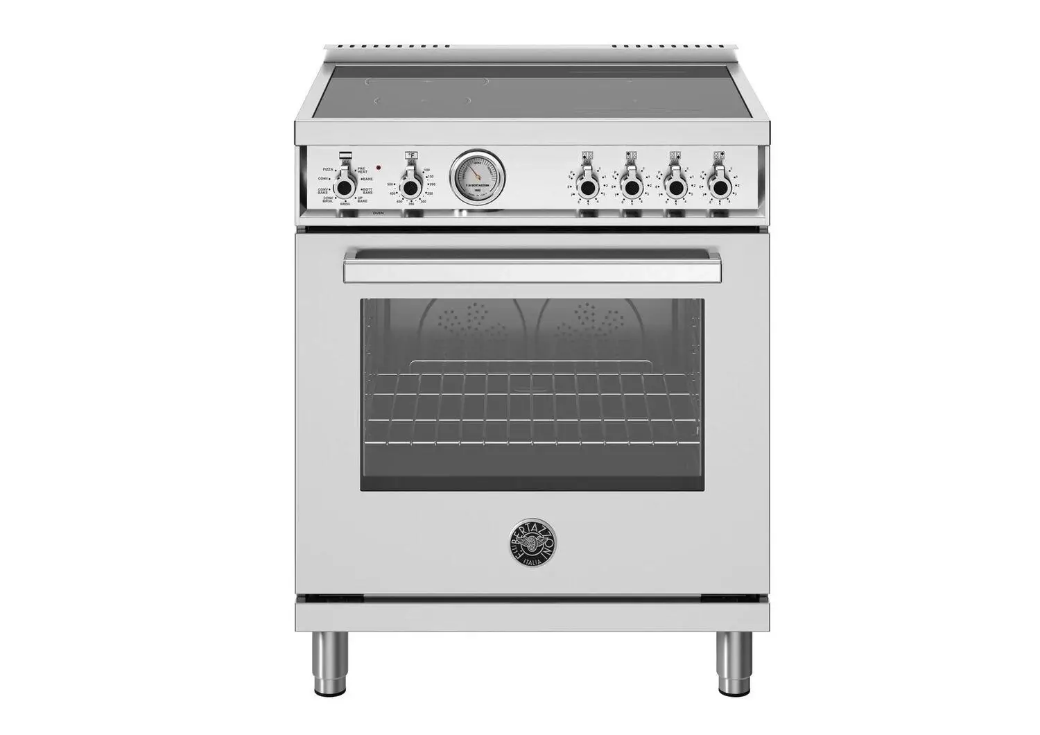 Bertazzoni 304 Series Stainless Steel 30" Induction Range Bertazzoni 304 Series Stainless Steel 30" Induction Range