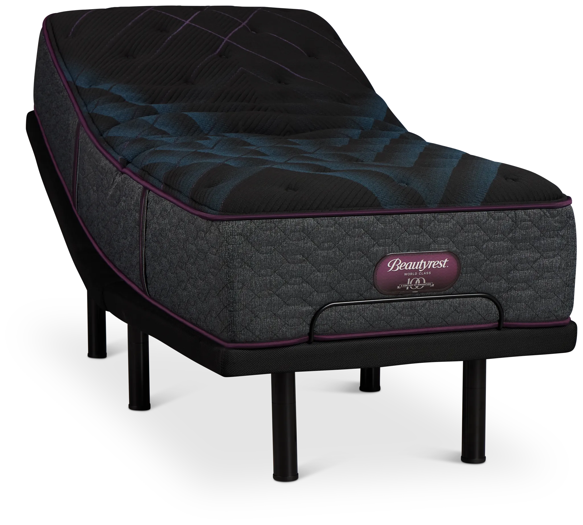 Beautyrest World Class Level 3 Plush Deluxe Adjustable Mattress Set