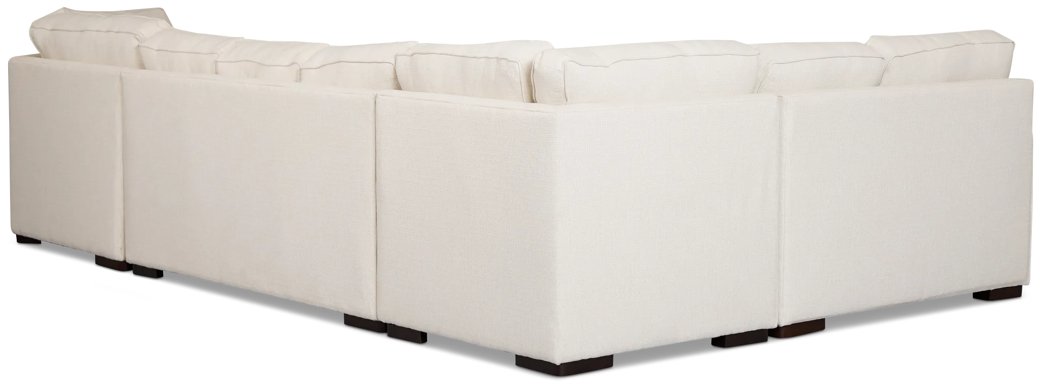 Sinclair Light Beige Fabric Right Cuddler Innerspring Sleeper Sectional