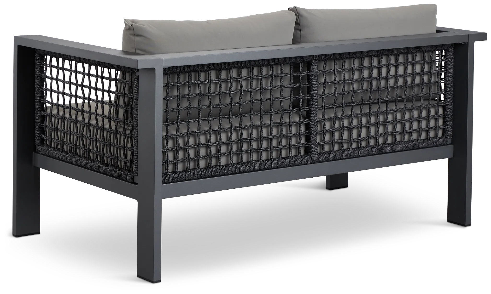 Sunrise Dark Gray Loveseat