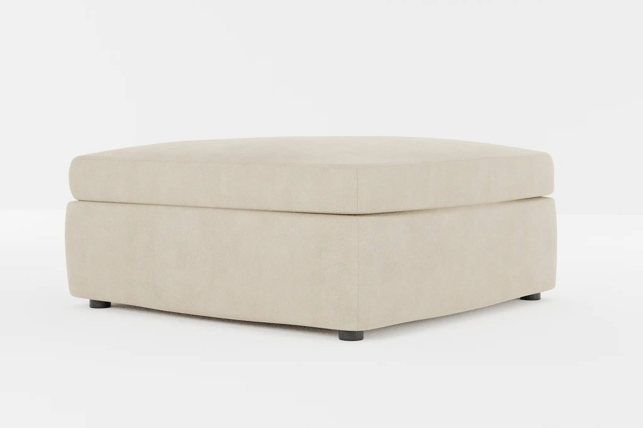 Destin Peyton Beige Fabric Cocktail Ottoman Destin Peyton Beige Fabric Cocktail Ottoman