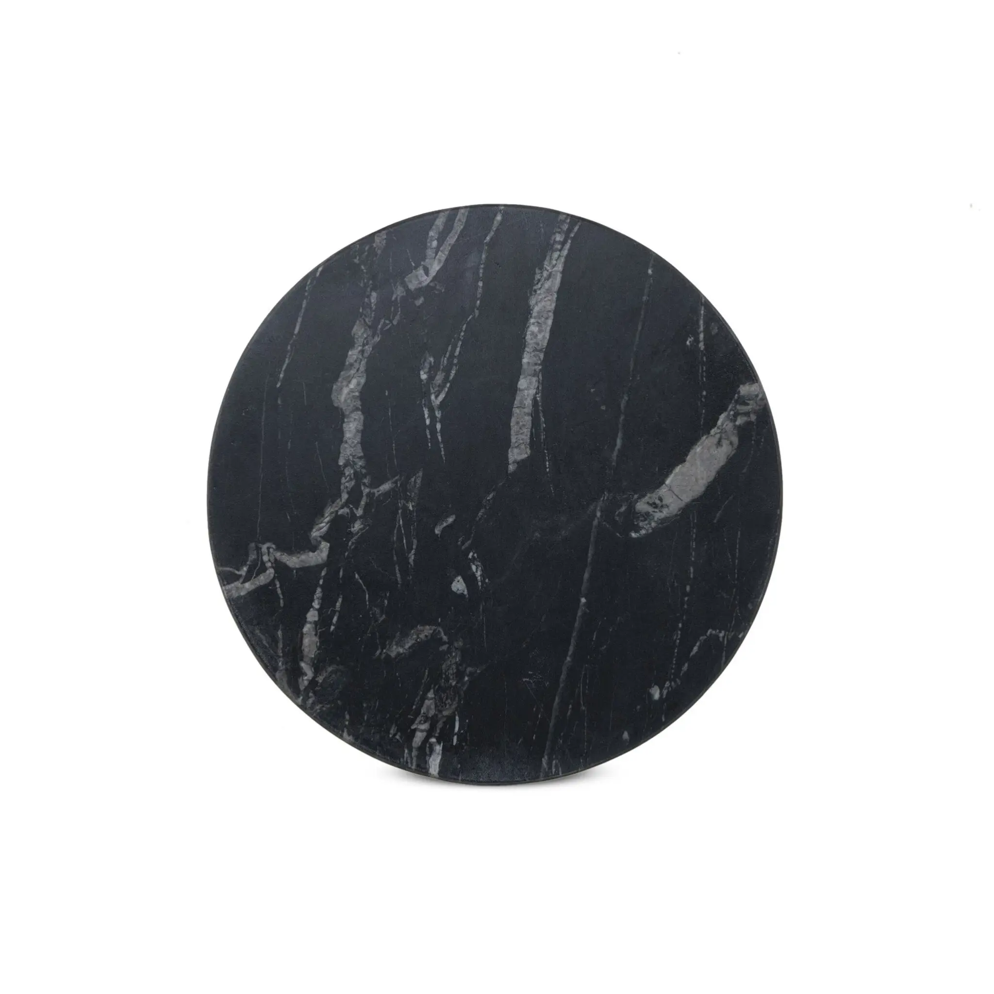 Four Hands Jocelyn Black Marble Round End Table Four Hands Jocelyn Black Marble Round End Table