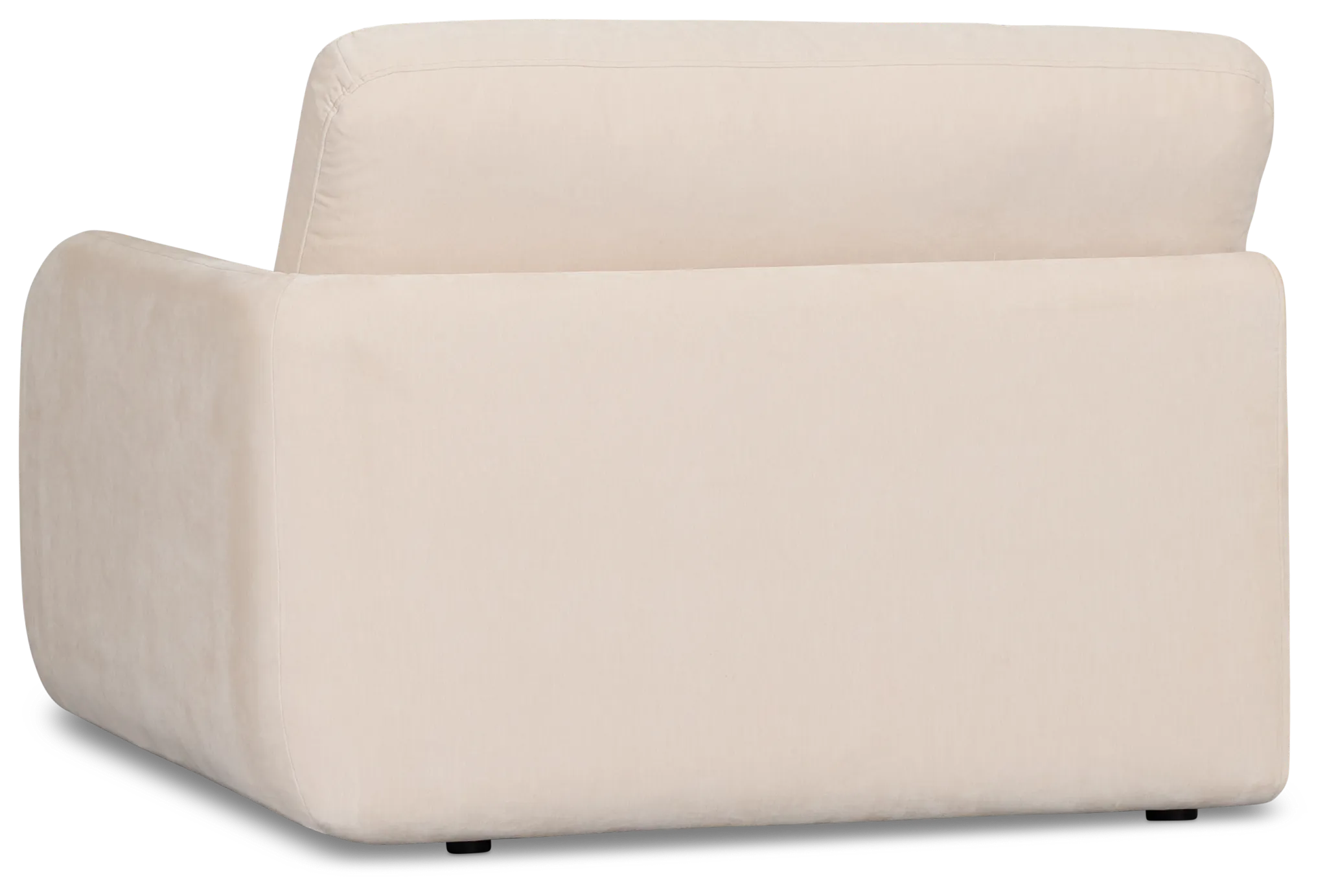 Jules Ivory Velvet Right Chair
