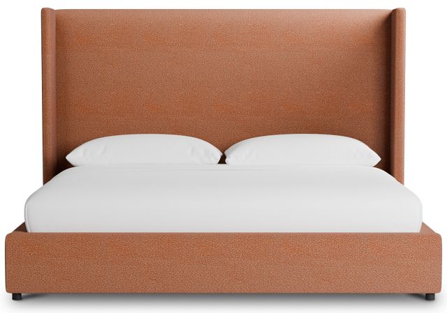 Captiva Sutton Orange 60" Upholstered Shelter Bed