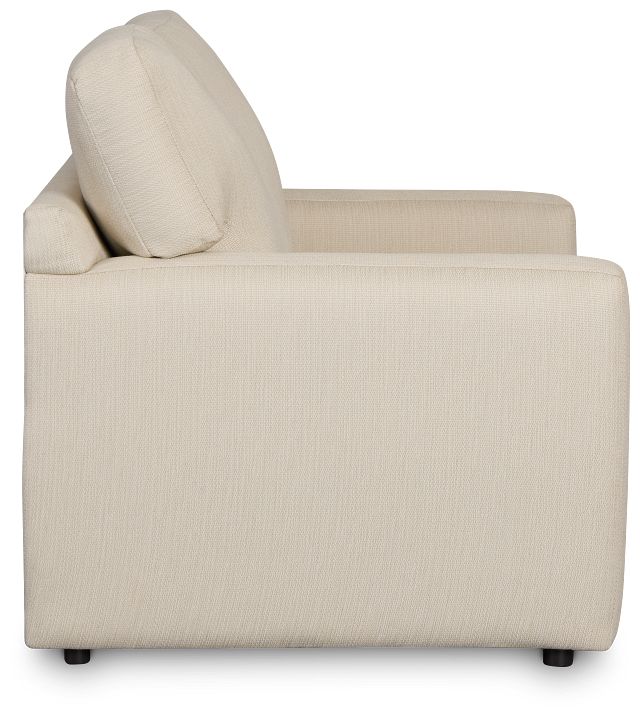 Rhodes Beige Fabric Loveseat