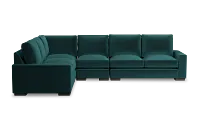 Edgewater Joya Teal Medium Two-arm Sectional