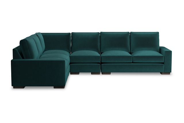 Edgewater Joya Teal Medium Two-arm Sectional