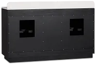 Pacific Two-tone 60" Double Bathroom Vanity