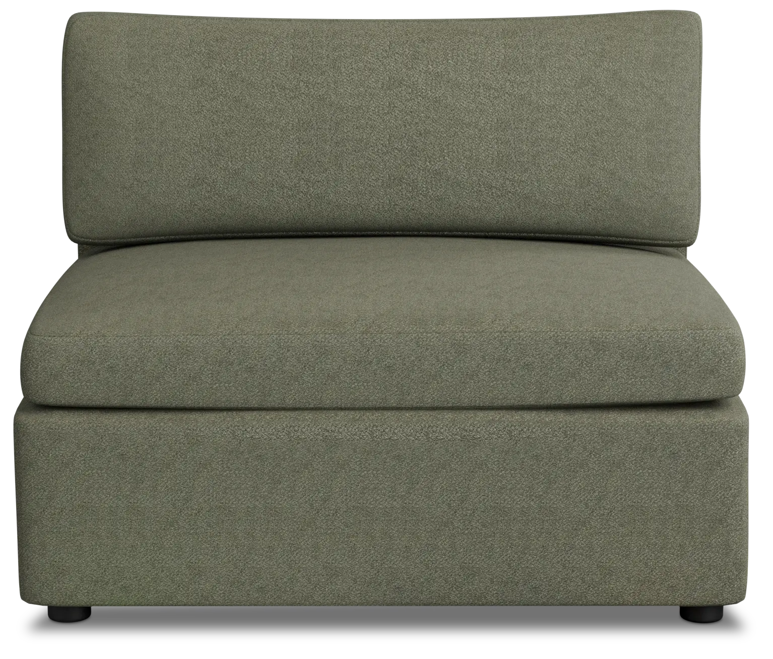 Destin Sutton Green Fabric Armless Chair Destin Sutton Green Fabric Armless Chair