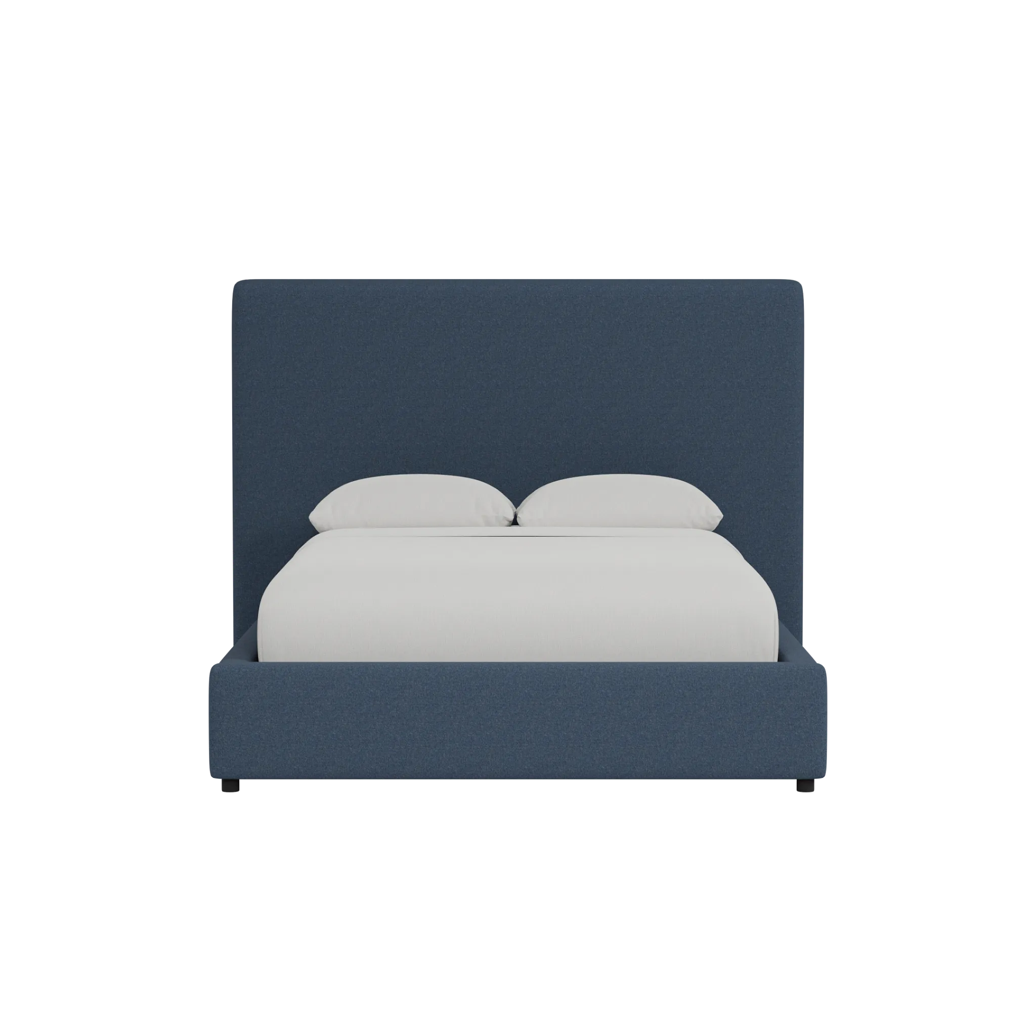 Grayton Maguire Blue 54" Upholstered Platform Bed