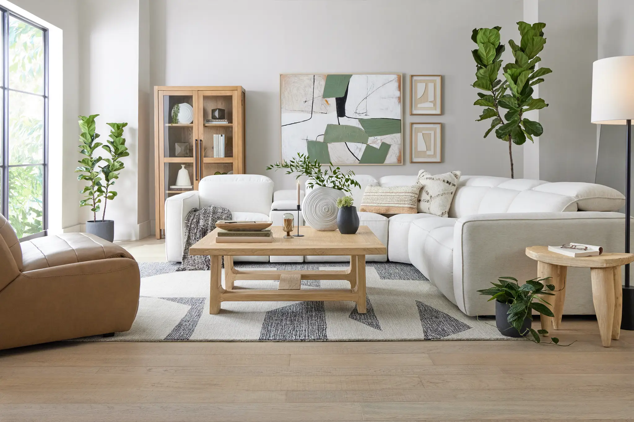 Carley Light Tone Square Coffee Table | Living Room - Coffee Carley Light Tone Square Coffee Table | Living Room - Coffee