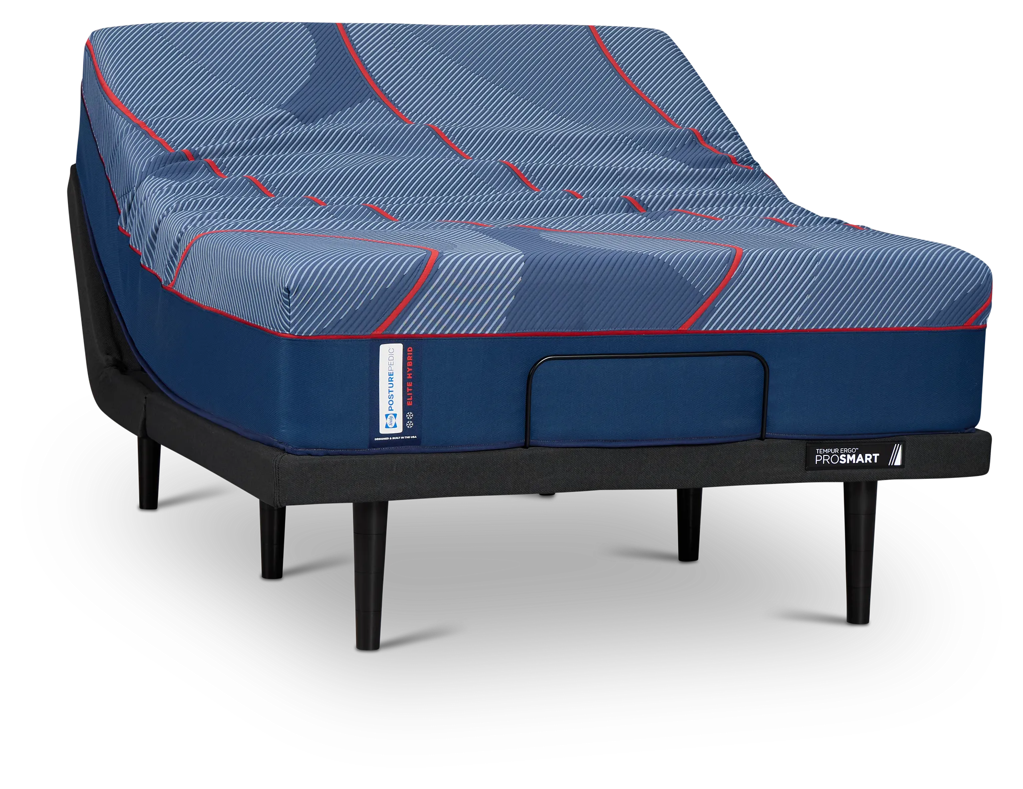 Posturepedic High Point Elite Hybrid 14" Soft Ergo Prosmart Adjustable Mattress Set
