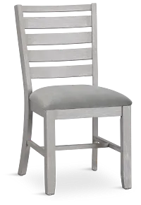 Mckinney Gray Uph Slat Side Chair