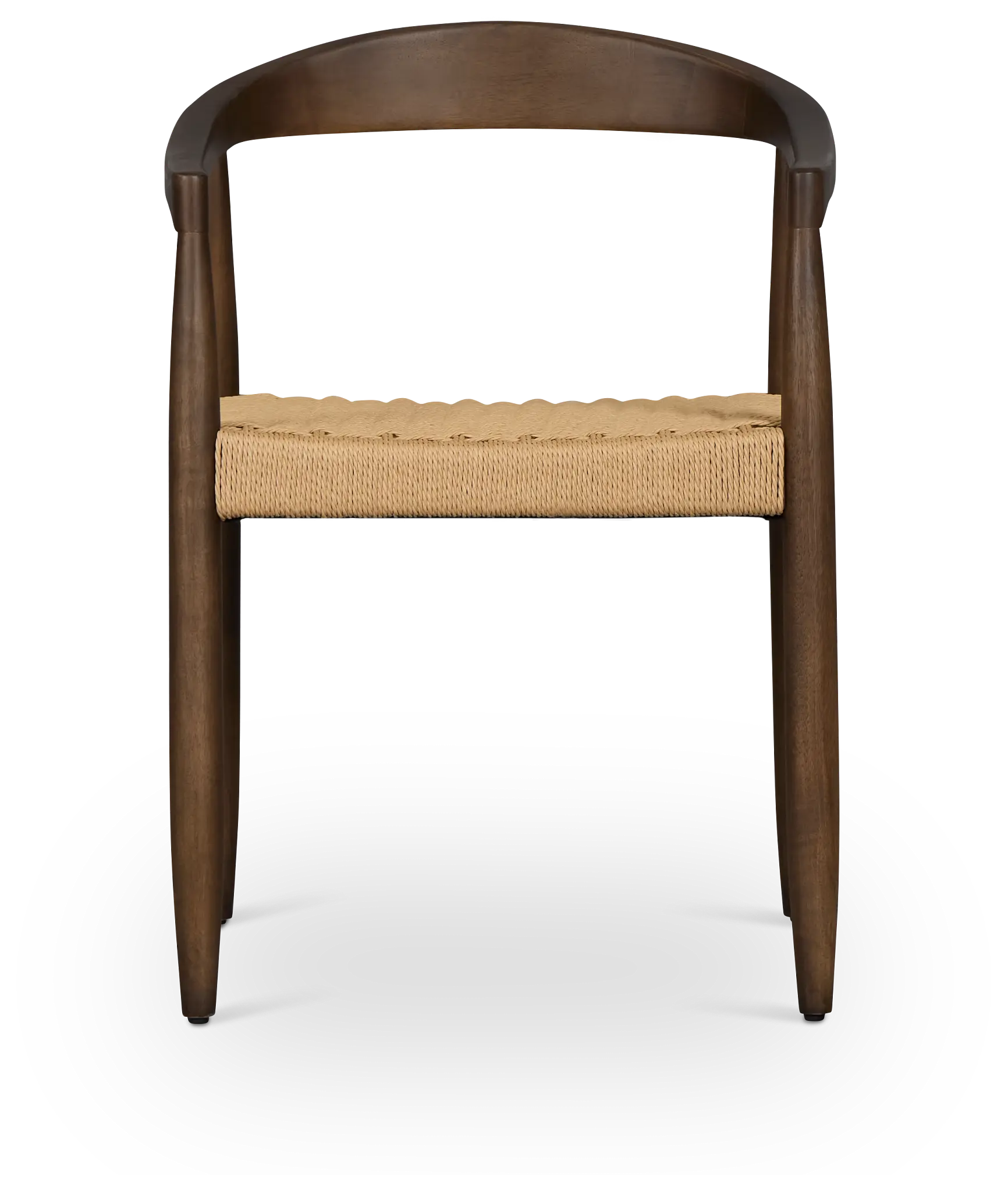 Santorini Dark Tone Curved Woven Side Chair Santorini Dark Tone Curved Woven Side Chair