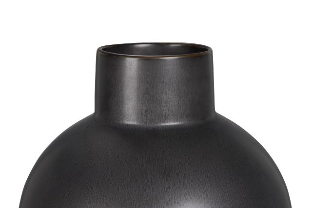 Doni Black Large Vase