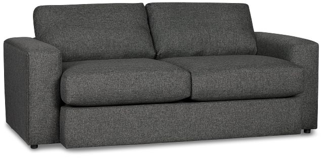 Brantley Dark Gray Fabric Loveseat