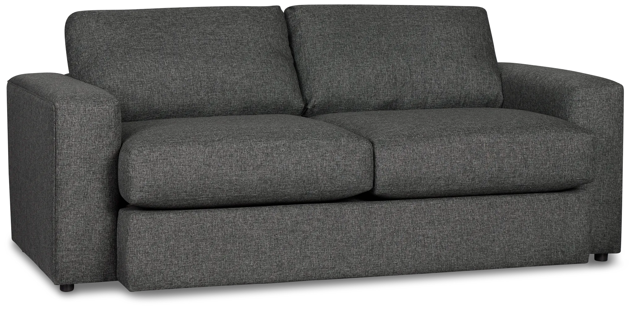 Brantley Dark Gray Fabric Loveseat