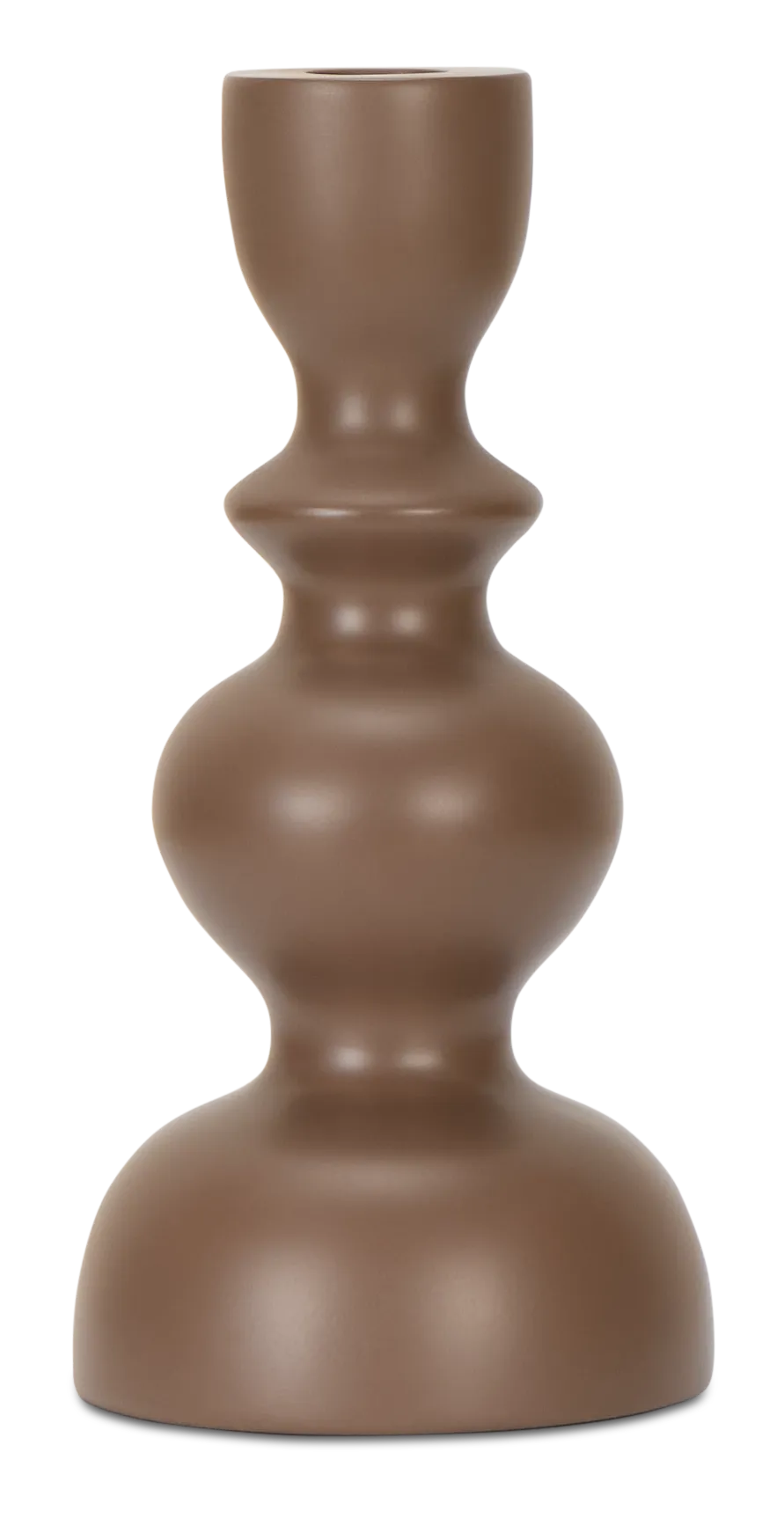 Ula Brown Candle Holder