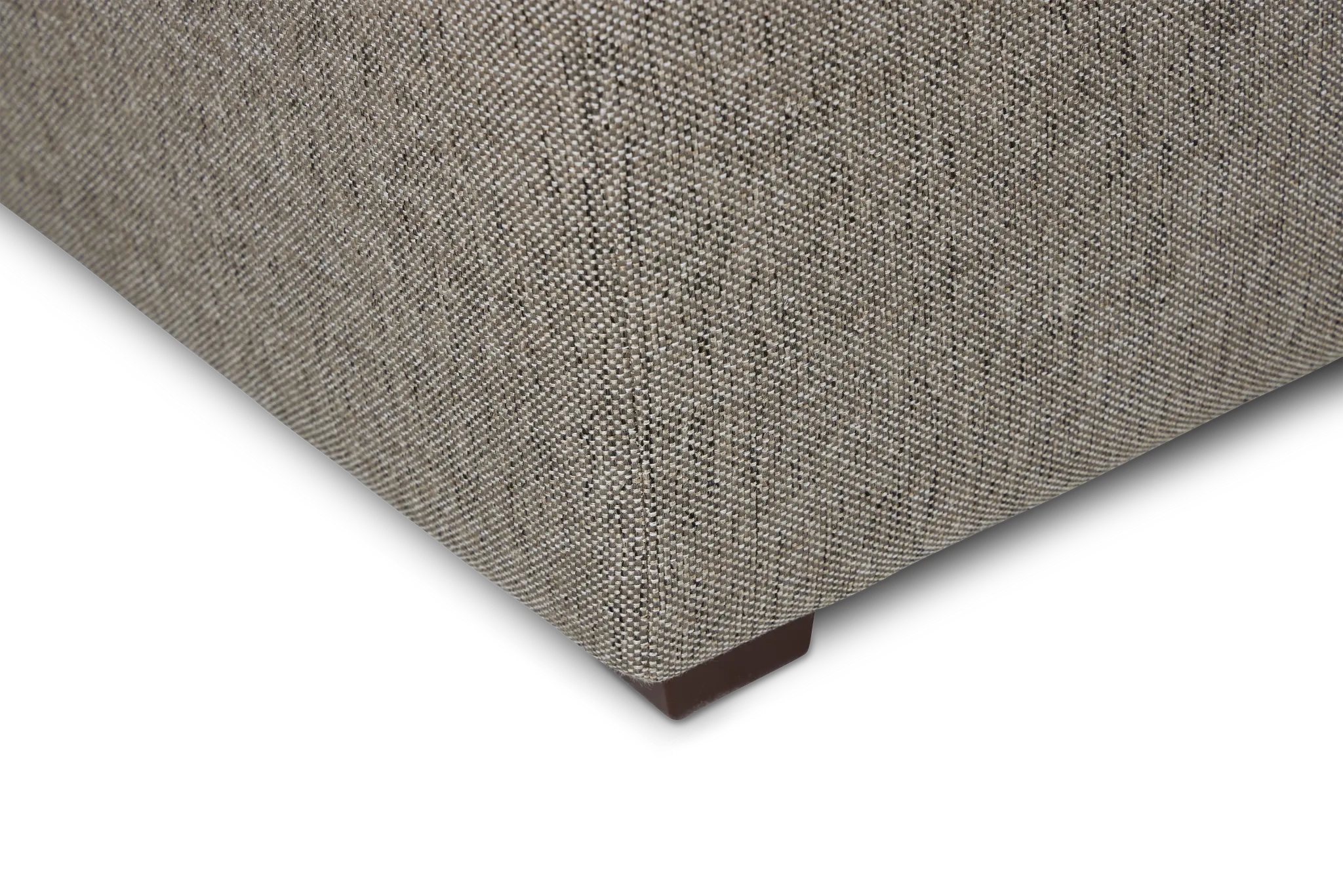 Asheville Brown Fabric Large Right Bumper Sectional