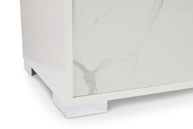 Modena White 86" Tv Stand