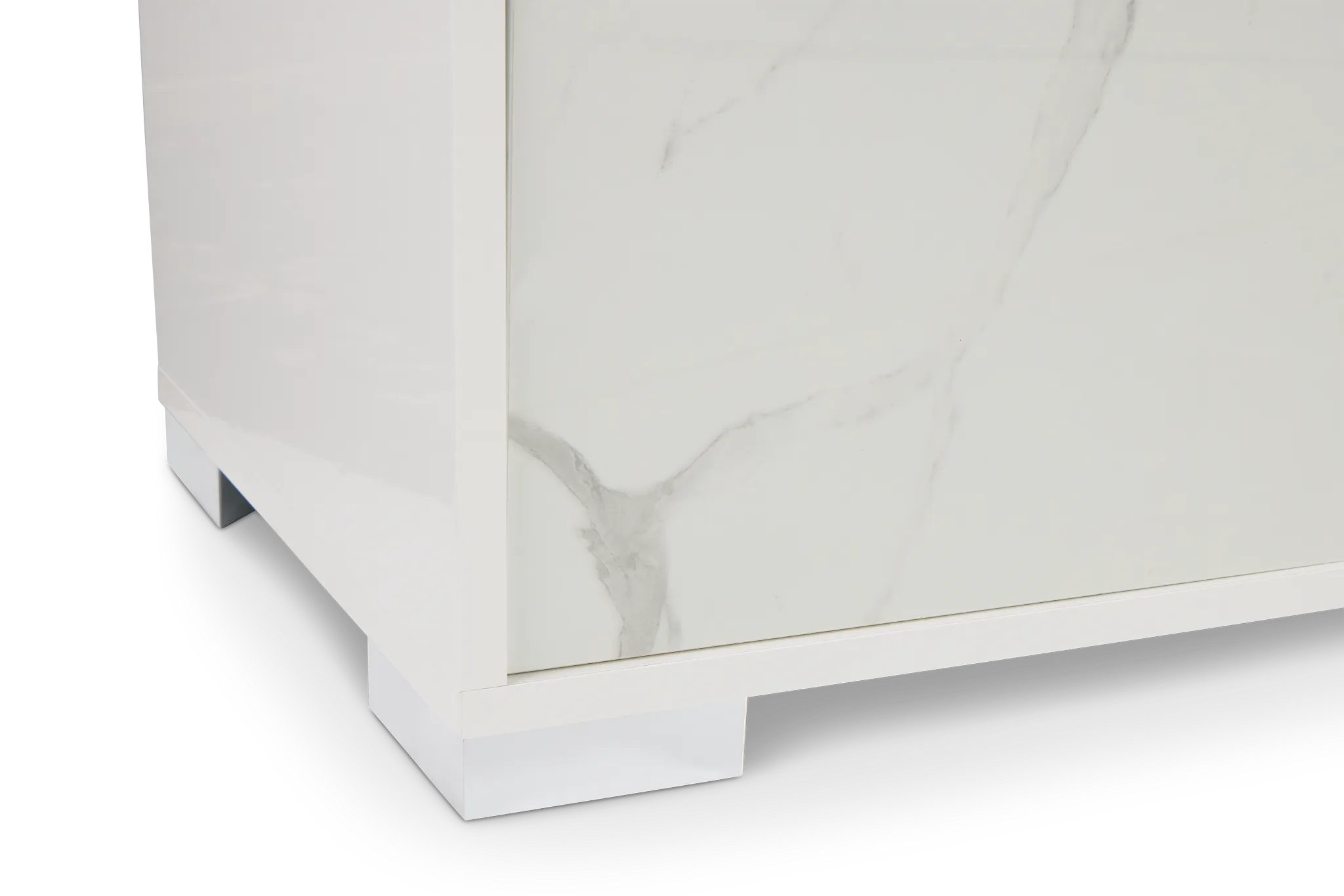 Modena White 86" Tv Stand