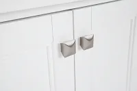 Newport White Door Bookcase Wall