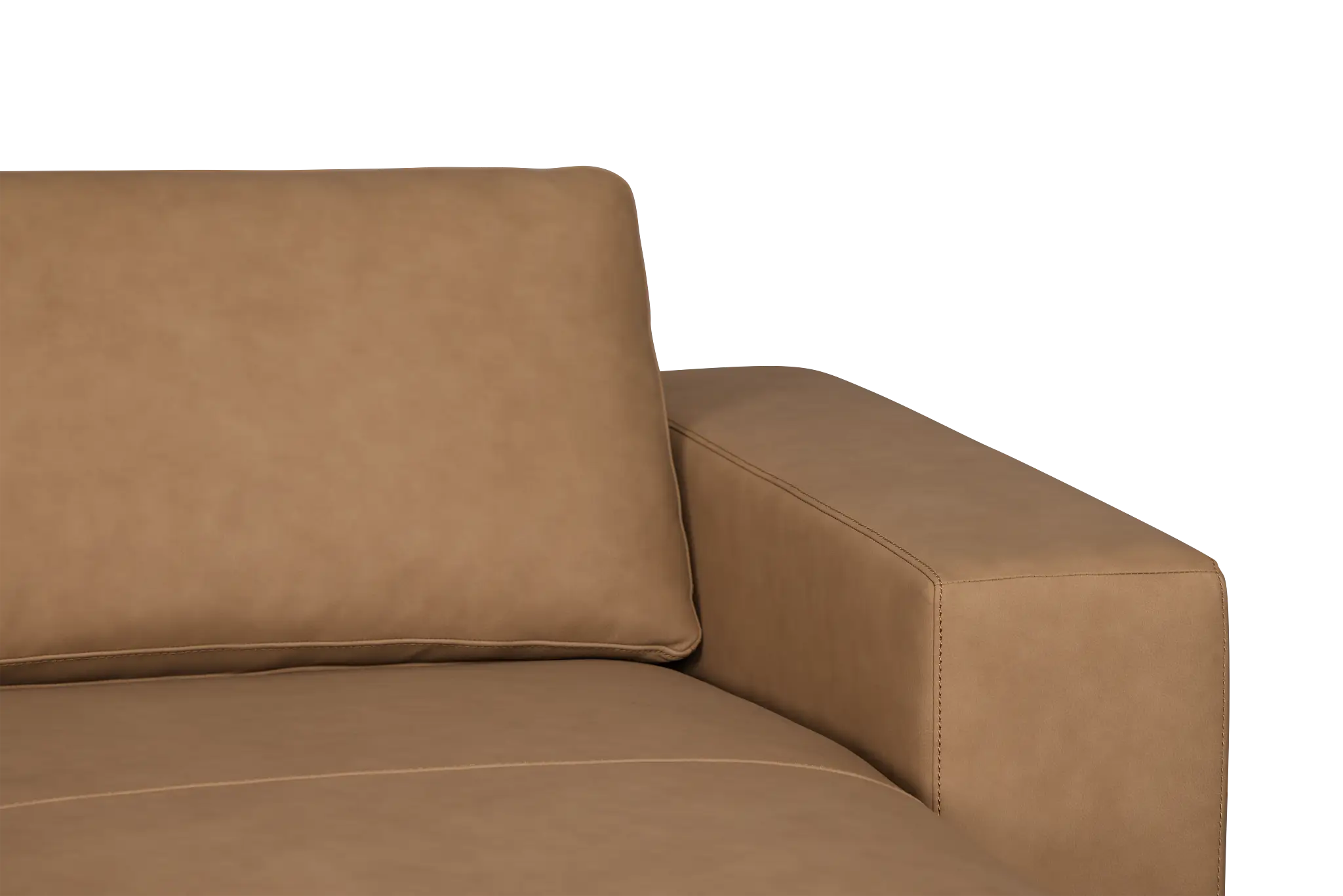 Kellan Light Brown Leather Right Chaise Sectional Kellan Light Brown Leather Right Chaise Sectional