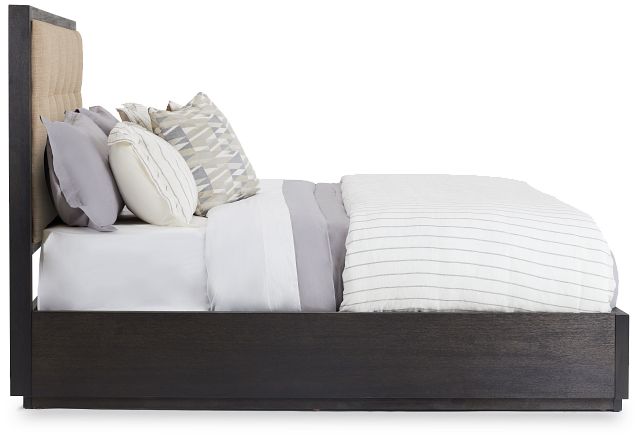 Madden Dark Tone Wood Platform Bed