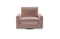 Edgewater Joya Light Pink Swivel Chair