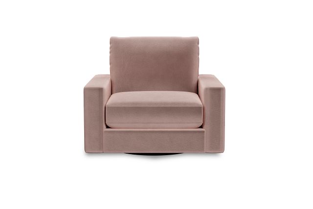 Edgewater Joya Light Pink Swivel Chair (1)