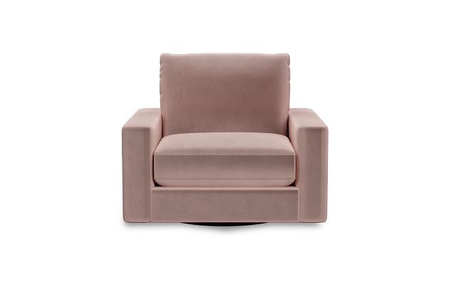 Edgewater Joya Light Pink Swivel Chair