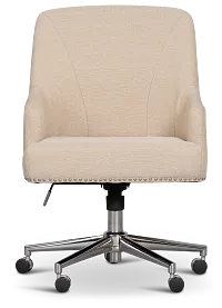 Kamri Light Beige Desk Chair