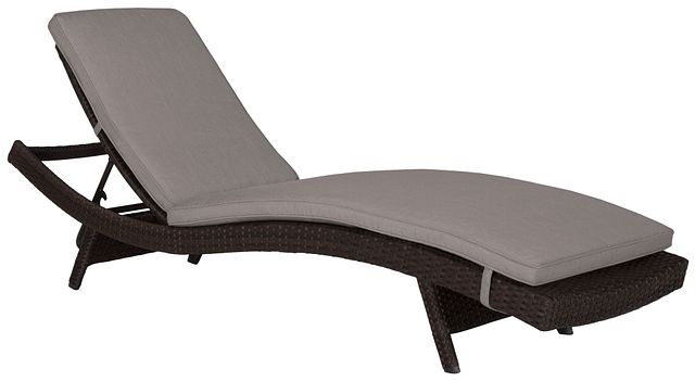 Grate Gray Cushioned Chaise (0)