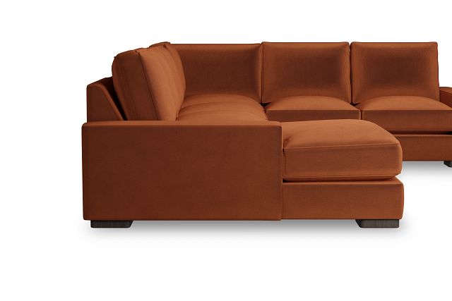 Edgewater Joya Orange Medium Left Chaise Sectional